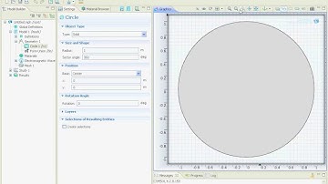 (03) Defining Geometry - COMSOL 4.2 Tutorial