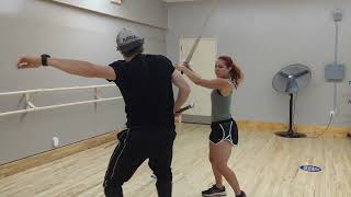Basic Broadsword Fight - Aubrey & Dylan 7/24/22