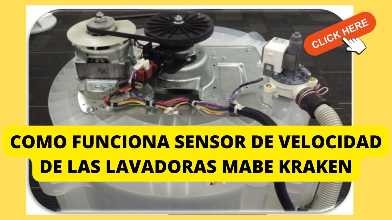 Como funciona sensor de Velocidad de las lavadoras Mabe Aqua Saver