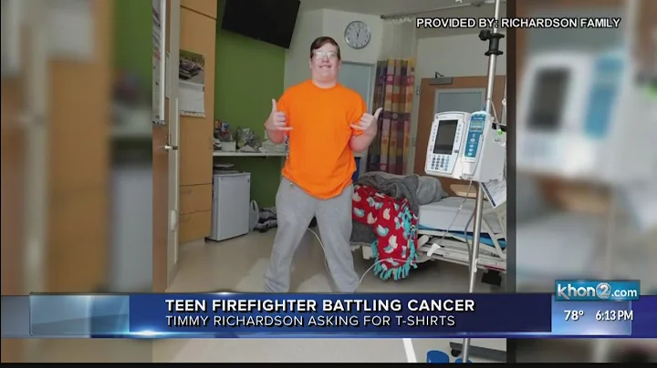 Local fire departments rally behind New York teen battling cancer