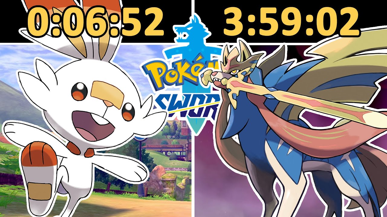 คนที่เล่นเกม POKEMON SWORD แบบจบเร็วที่สุดในโลก | POKEMON SWORD SPEEDRUN REACTION