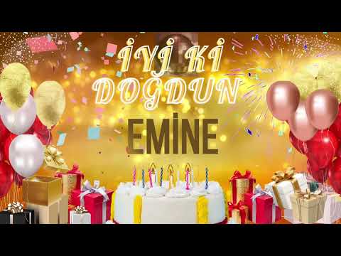 EMİNE - Doğum Günün Kutlu Olsun Emine