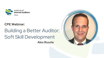 IIA Oman Webinar | Building a better Auditor, Soft Skill Development