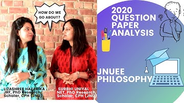 Question Paper Analysis | 2020 JNUEE M.A PHILOSOPHY |
