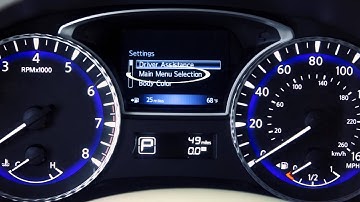 2013 Infiniti JX -  Vehicle Information Display