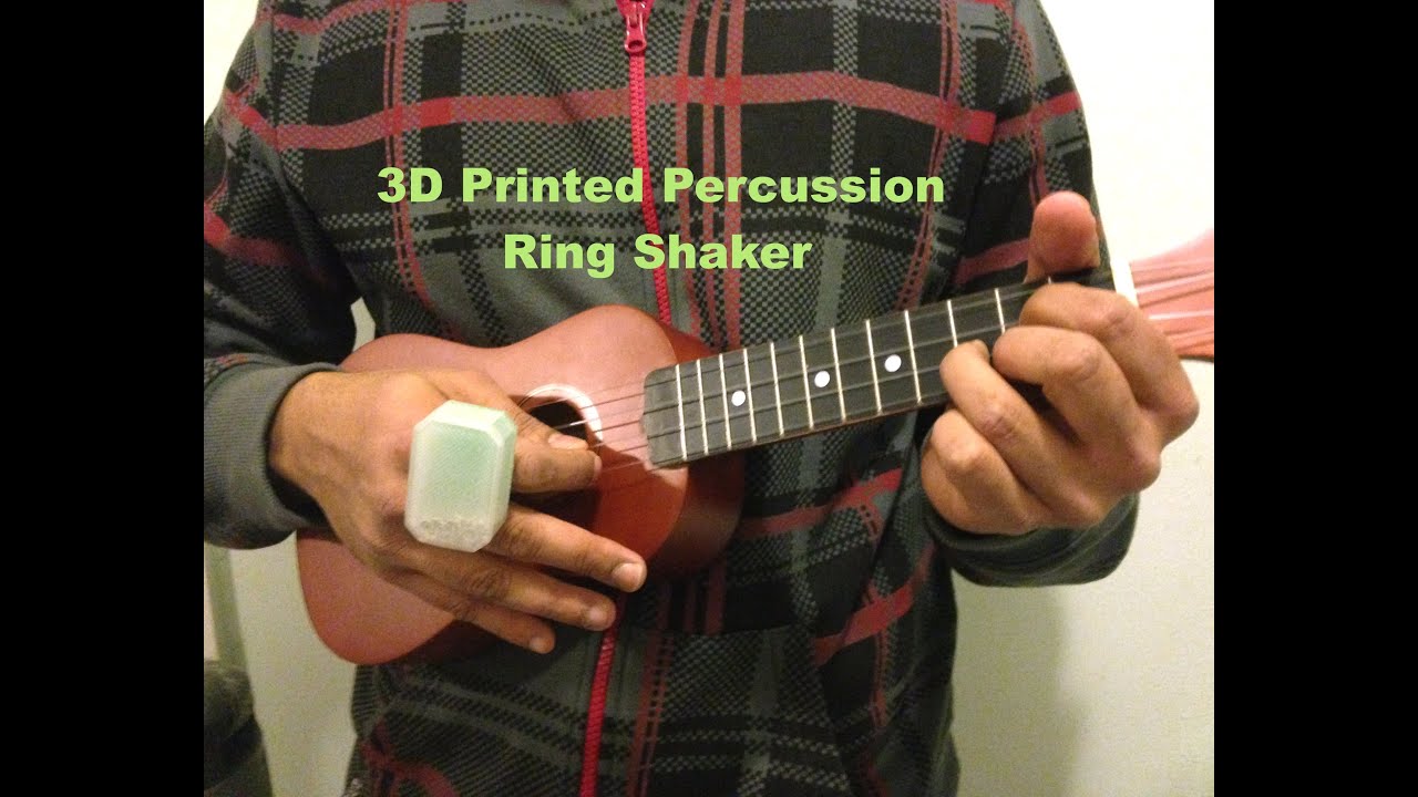 3D printed Percussion Ring Shaker - YouTube