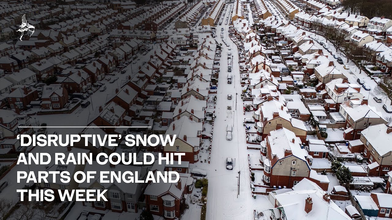 ‘Disruptive’ snow and rain could hit parts of England this week, say  forecasters