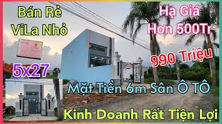 Lỗ Sạch Vốn🥹Hạ Giá 500Tr Bán Rẻ Nhà Mặt Tiền 6m Kinh Doanh (5x27) Có Sân Để Ô TÔ Góp 1 Tỷ BÌNH CHÁNH