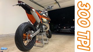 KTM 300 XC-W TPI Supermoto - 2 Stroke Supermoto Build Part 3