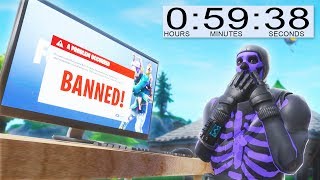 I spent a HOUR trying to get BANNED in Fortnite...
