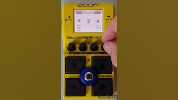 How To Adjust The Display Contrast For The ZOOM MS-200D+