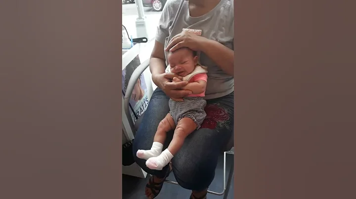 My 2 month old baby girl gets eats pierced! Done i...