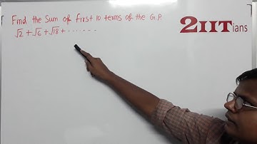 AP & GP Ex9.5 Bonus1 Class X ICSE | IIT JEE  Find the sum of the first 10 terms of the geometric