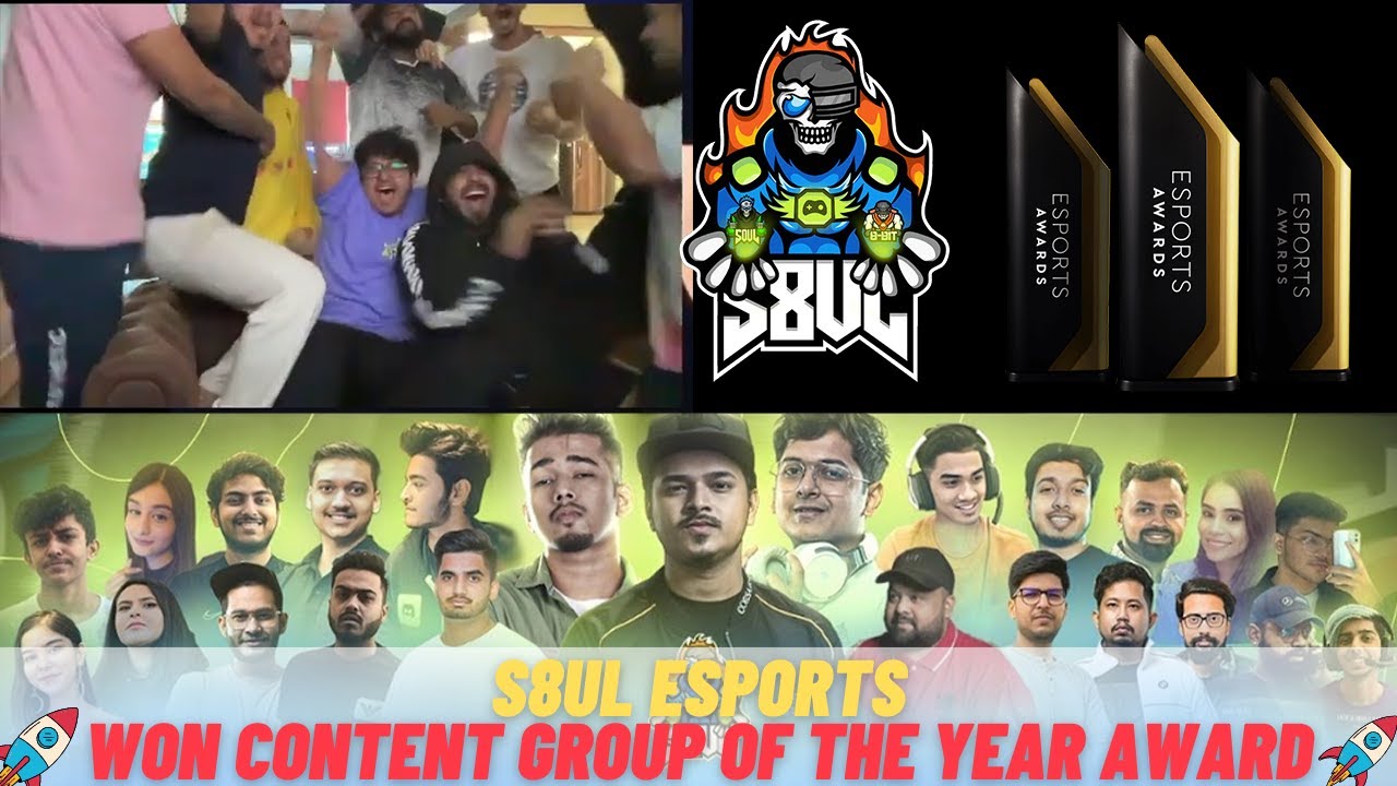 S8UL WON CONTENT GROUP OF THE YEAR AWARD | S8UL REACTION | MORTAL ...