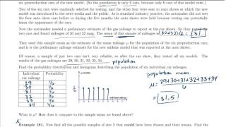 Stat 3000: Lecture 7.3 Sampling Distributions