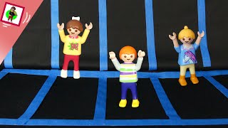 Playmobil Film Trampolinhalle Familie Jansen Kinderfilm