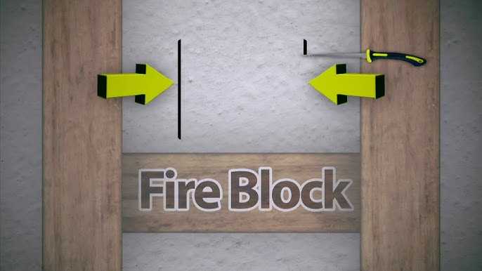 How to Hide TV Wires Behind a Wall - Even with a Fire Block