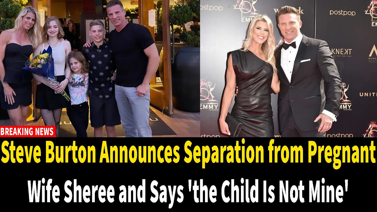 Steve Burton Announces Separation from Pregnant Wife Sheree ...