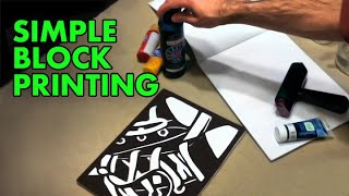 Simple Block Printing by ehullquist 122,695 views 10 years ago 5 minutes, 35 seconds