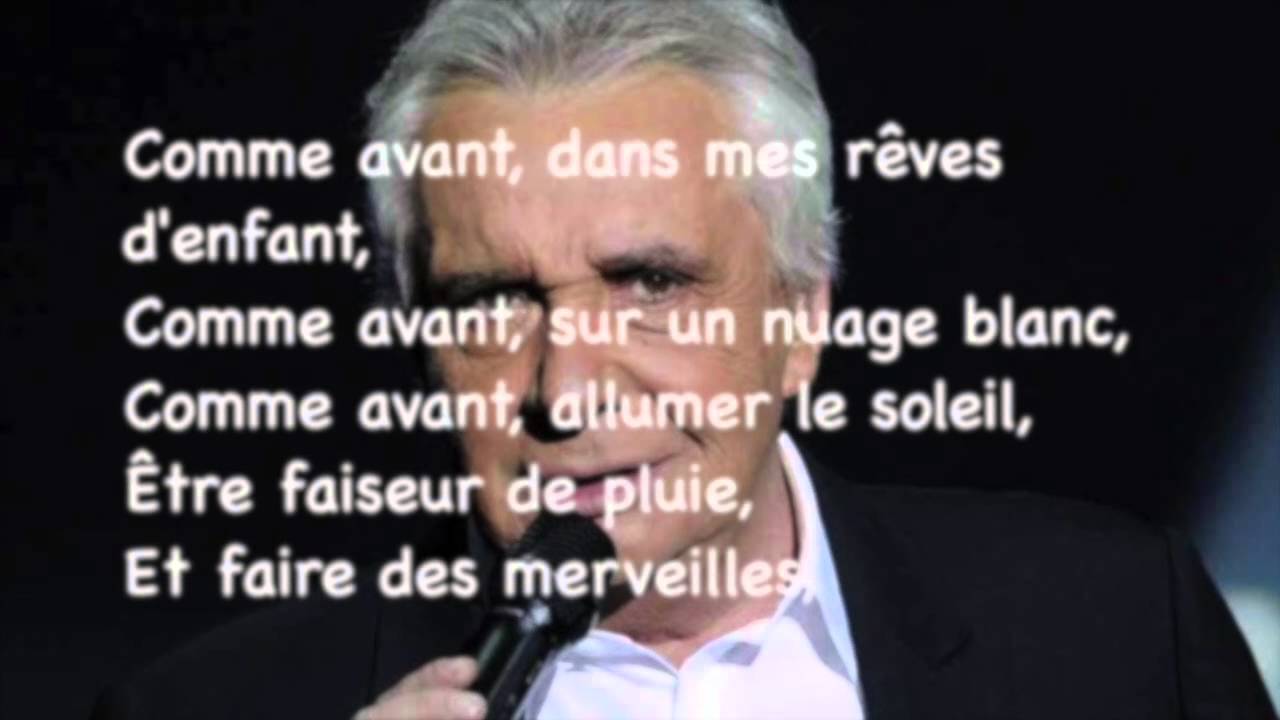 Michel Sardou - L'aigle noir avec lyrics - YouTube