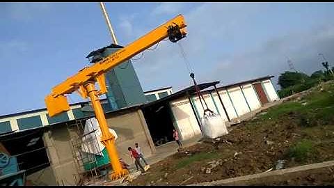 Load test Video of the Jib cranes by SUMO MATERIAL HANDLING SYSTESM & SERVICES 9712542770