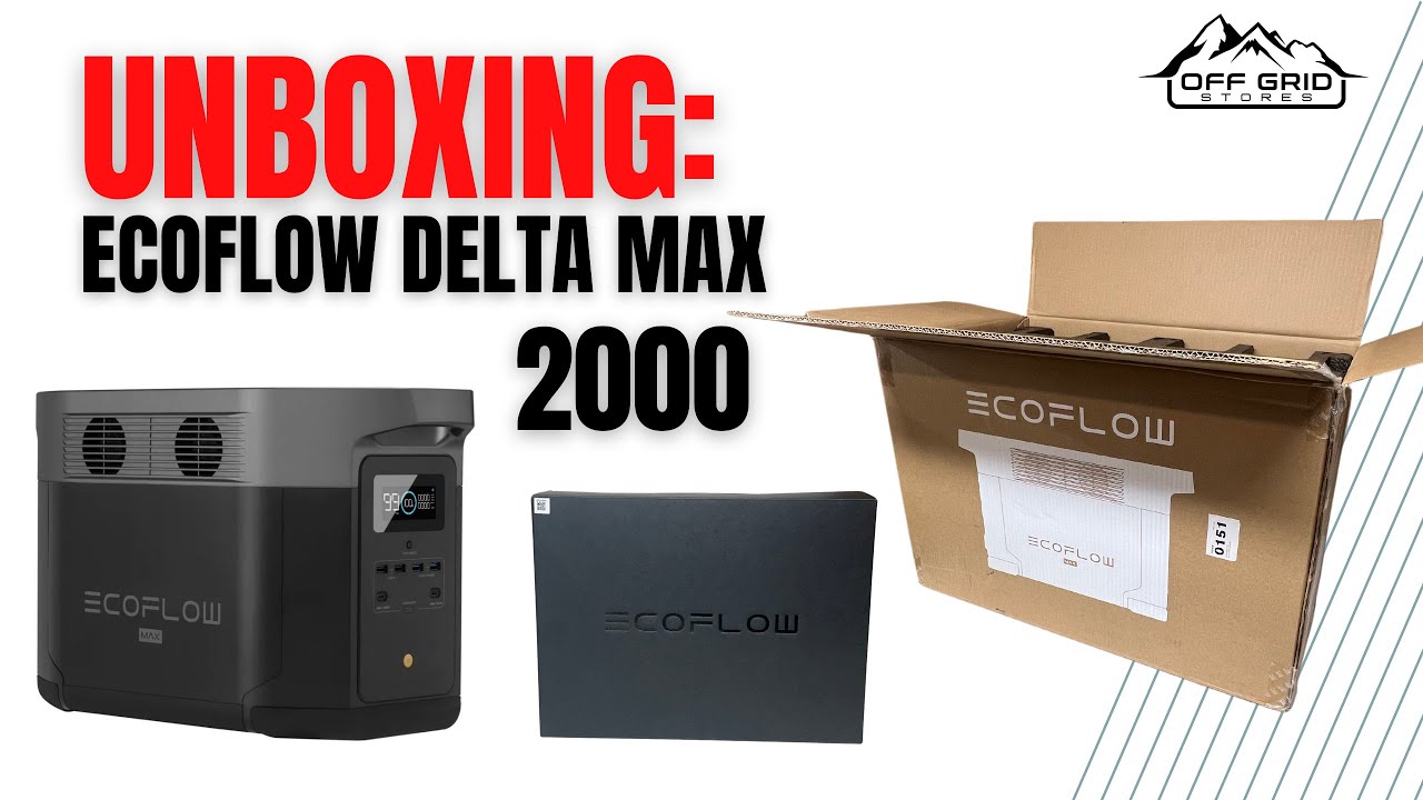 EcoFlow DELTA MAX 2000: The Best PORTABLE Power Station Solar 