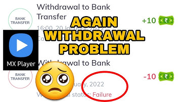 Again mx player withdrawal problem Explained hindi 1 minute 🤫