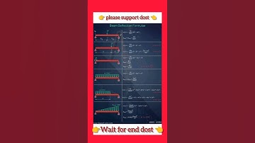 beam deflection formula #english#youtube#gk#maths#physics#motivation#short video#trending song♥️vira