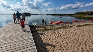 ASTOTIN LAKE LOCATED IN ELK ISLAND NATIONAL PARK