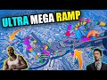 GTA 5 : BIGGEST ULTRA MEGA RAMP CHALLENGE IN LOS SANTOS!!