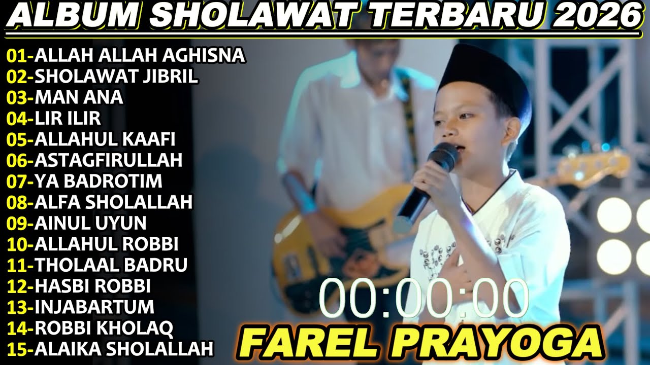 FAREL PRAYOGA ALLAH ALLAH AGHISNA @FULL ALBUM TERBARU 2026!!YASMIN SHOLAWAT