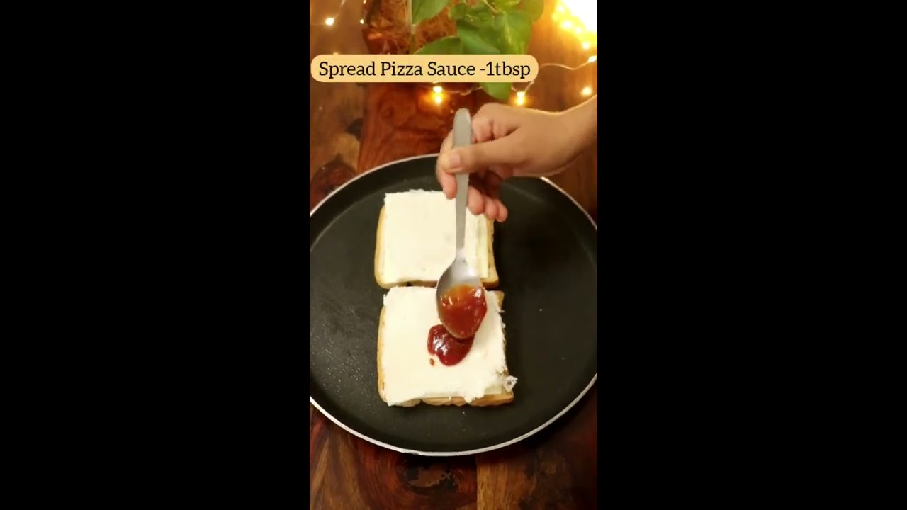  5Min Instant Cheese Burst Pizza Recipe Without Oven Tawa Bread Shorts