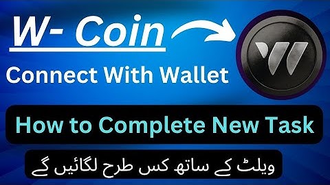 How to Connect w Coin with Trust Wallet Complete other task  Complete Method In this Video