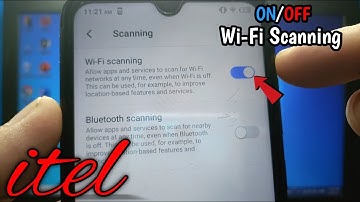 How to enable or disable wifi scanning on itel S15