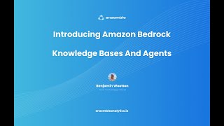 AWS Bedrock - LLMs, Knowledge Bases and Agents