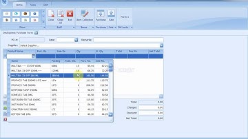 DevExpress # 008a - Creating Purchase Form (Grid Filtering into Grid)