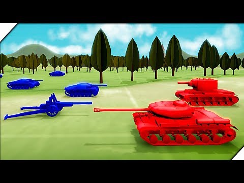 Видео: РУССКИЕ НЕ СДАЮТСЯ. Компания за германию - Игра Total Tank Simulator Demo 4 Экшен танки