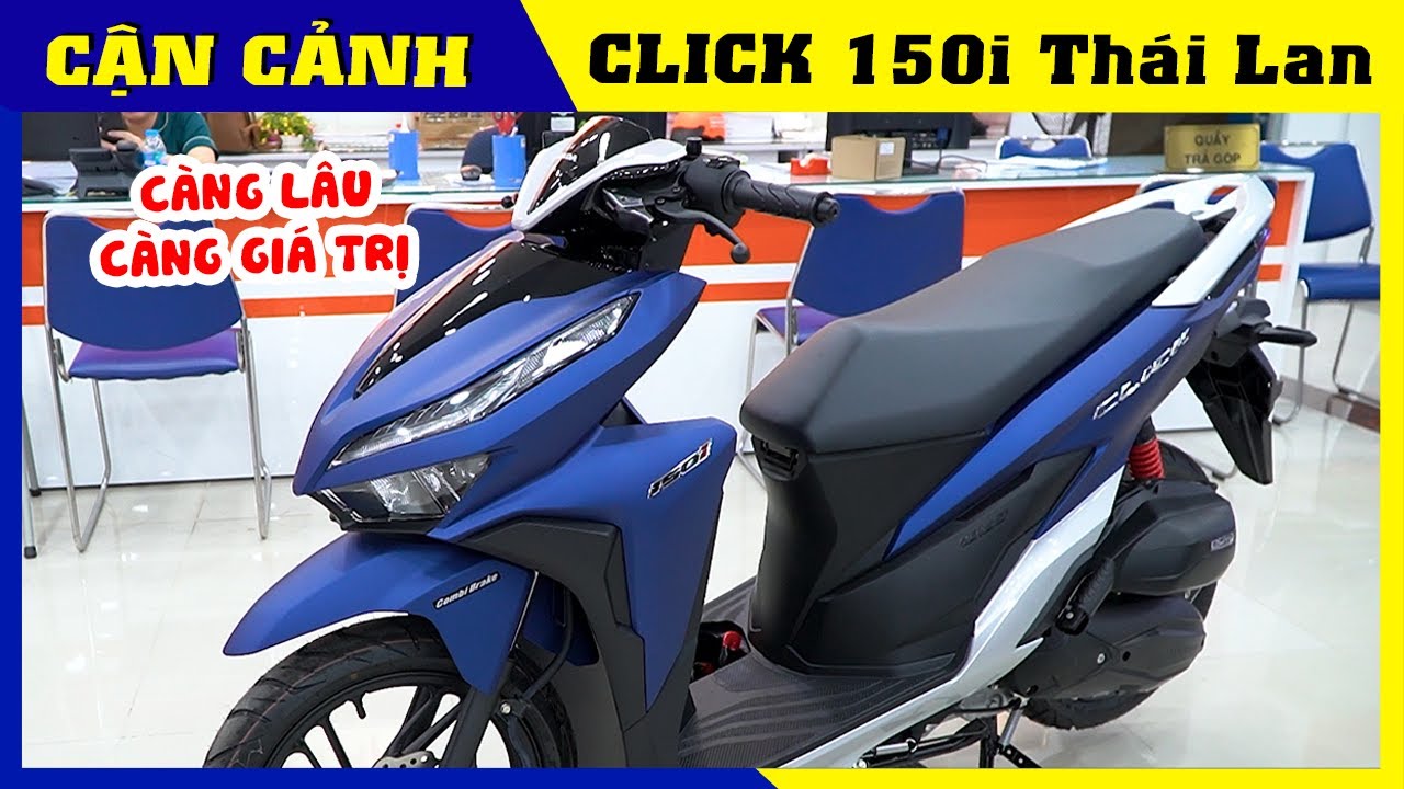 Phát sốt với mẫu Honda Click 150i 2021 màu xanh nhám tại đại lý thiết kế  vượt mặt Honda Air Blade