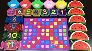 Learn Numbers With Storebought !!! Mixing All My Slime !! Slime Smoothie 2235
