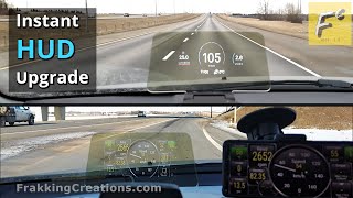 Instant Best car Heads Up Display upgrade - HUDWAY Drive review. How good is it?