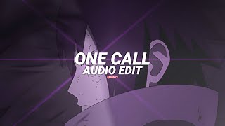 One Call - Rich Amiri [Edit Audio]