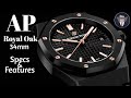 Audemars Piguet Royal Oak 34 mm in Black Ceramic Specs &amp; Features