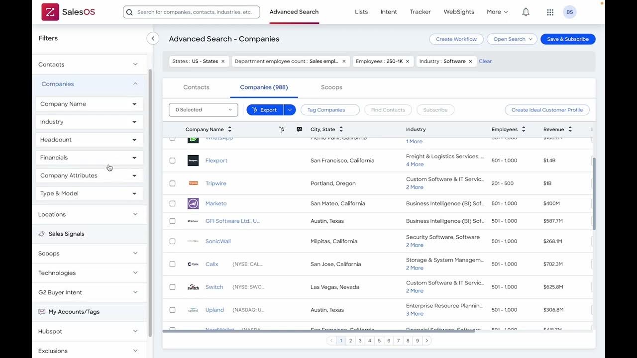 How to use zoominfo to create a lead list of the entire market filter