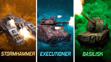 EVERY SINGLE Astra Militarum Tank Explained!