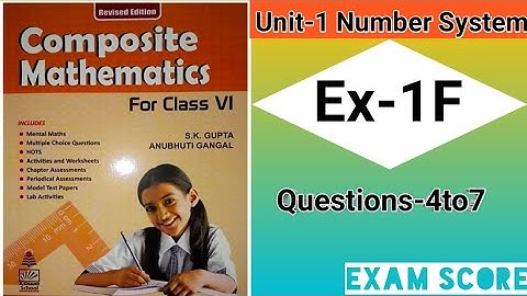 Composite mathematics class- 6|| knowing our numbers|| Ex.1F|| by EXAM SCORE