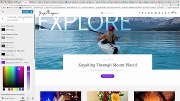 Change Button Color Laurel WordPress Theme