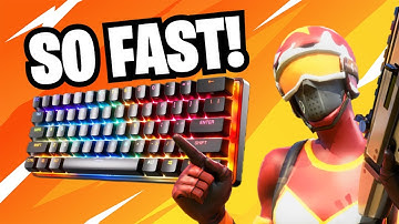 I Tried the **FASTEST** Keyboard in Fortnite! (Apex Pro Mini)
