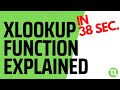 XLOOKUP Function Explained in 38 Seconds Google Sheets Excel 🤯 #shorts #googlesheets #excel