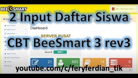 2 Input Daftar Siswa CBT BeeSmart 3 rev3 (Aplikasi Ujian/Tes Online)