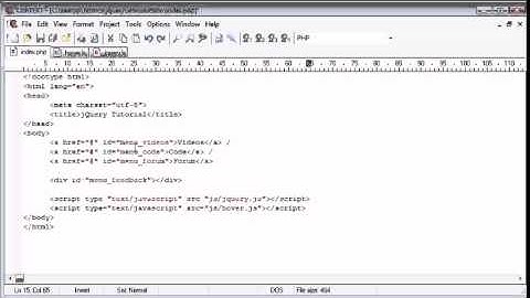 jQuery Tutorial   37   Hover